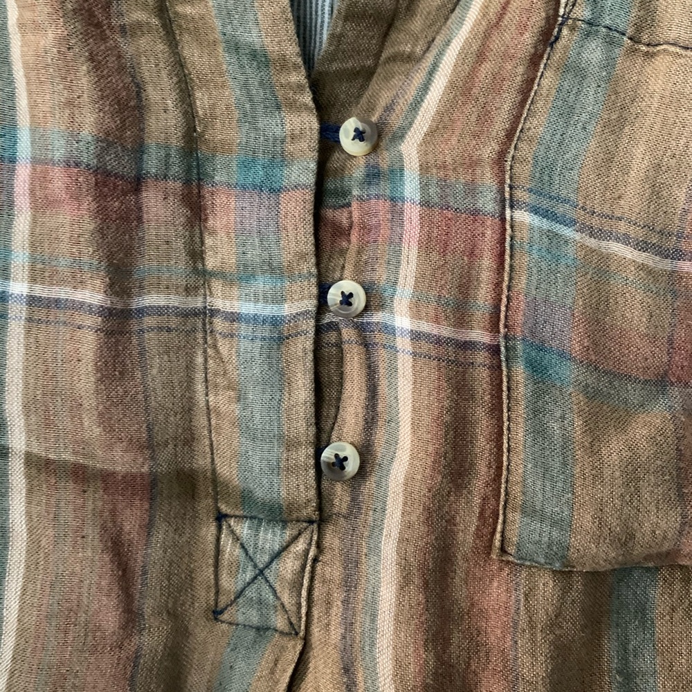 Free People Plaid oversized shirt - Picture 3 of 5
